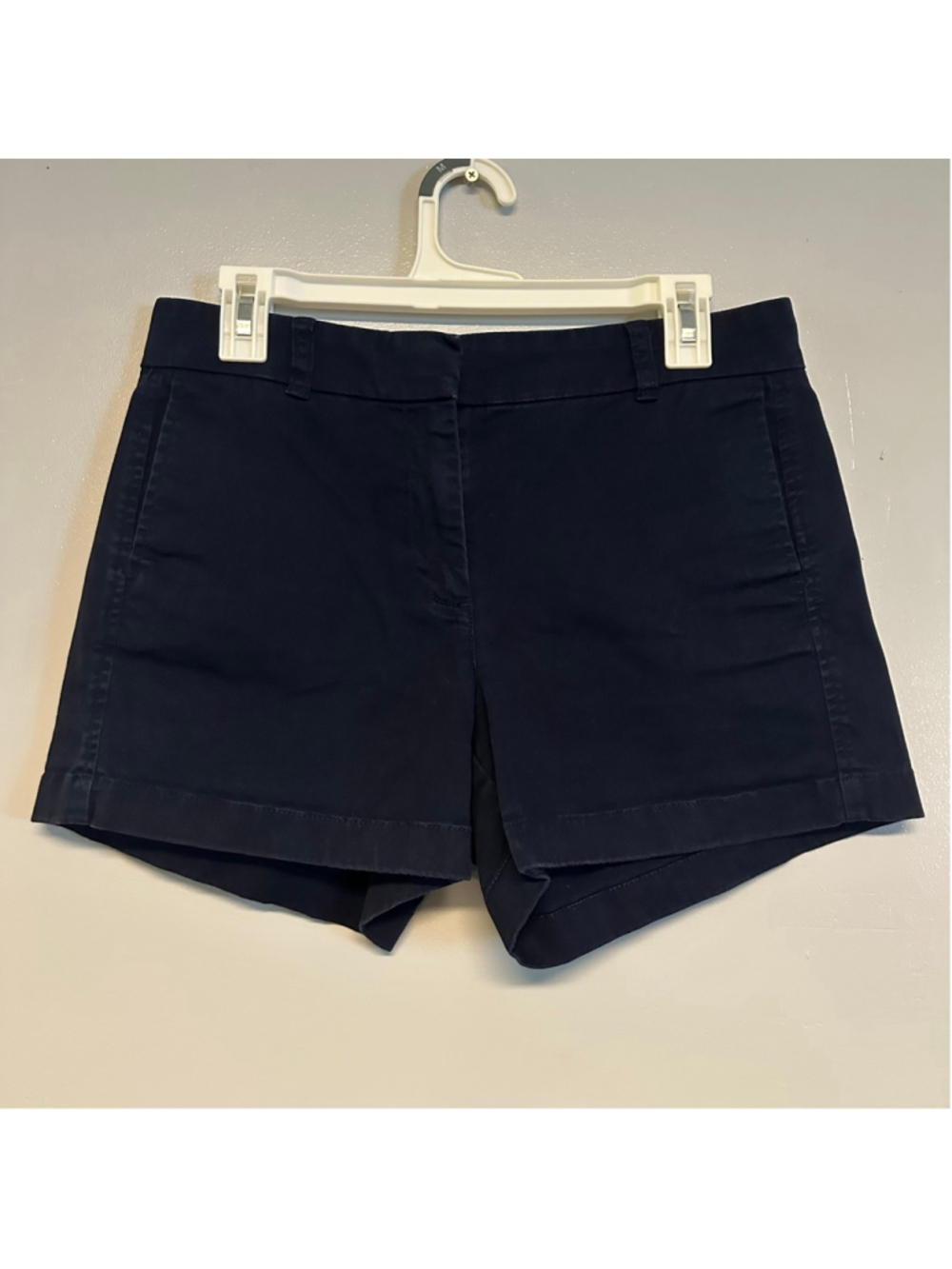 J.Crew Chino Shorts Navy High Waisted Size 6